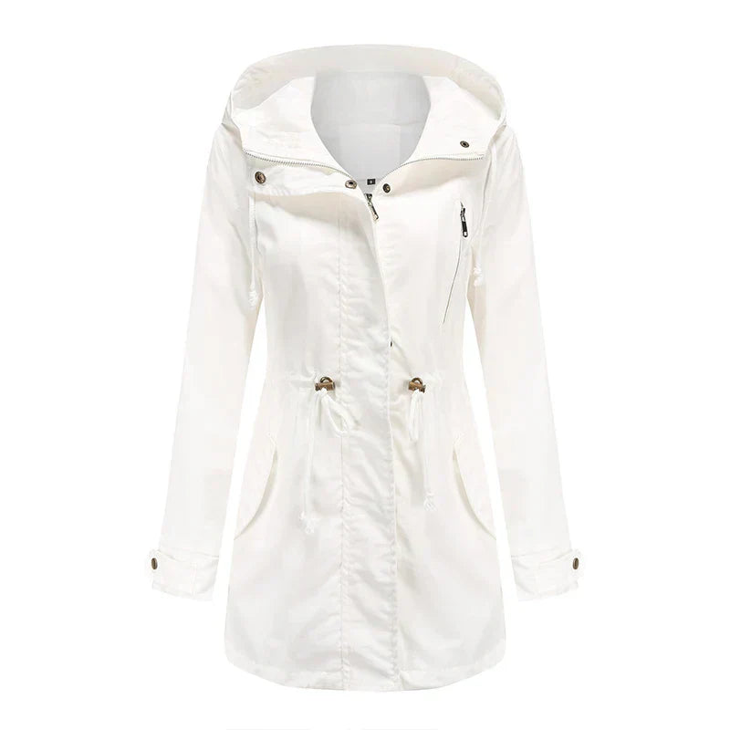 Women's Hooded Parka Jacket – Lightweight Packable Outer Layer