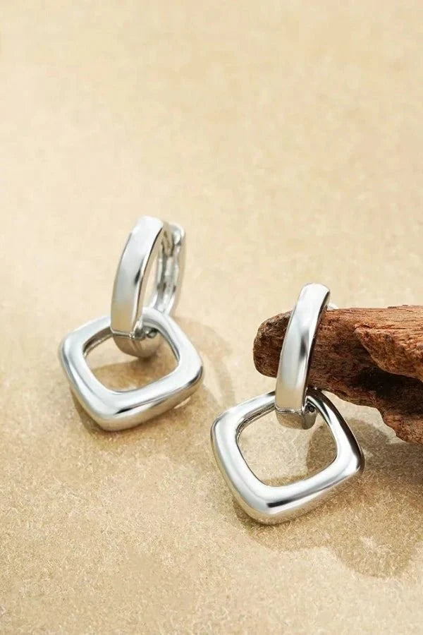 Gold Geometric Hoop Earrings – Modern Everyday Style