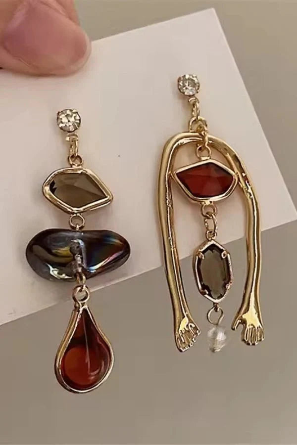 Abstract Dangle Earrings – Statement Art Jewelry for Women