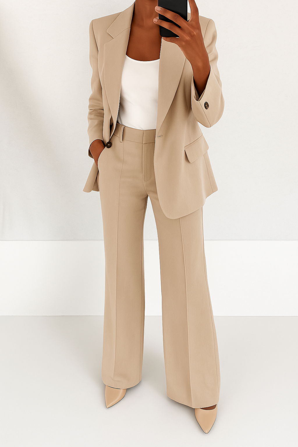 Women's Tailored Blazer & Trouser Suit Set – Brenda