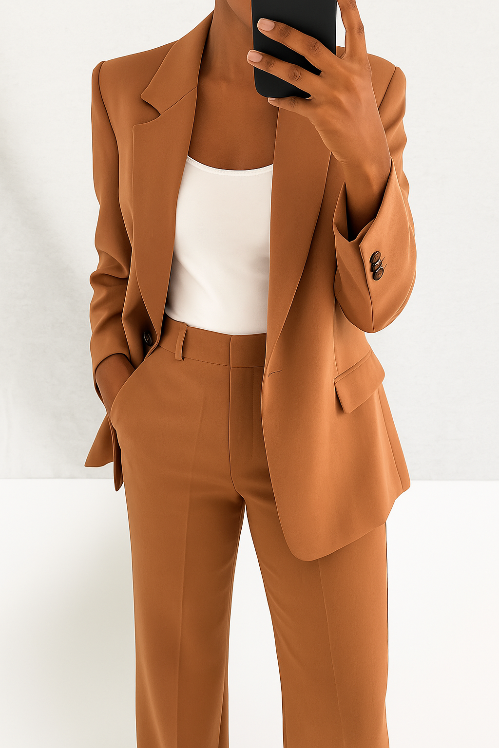 Women's Tailored Blazer & Trouser Suit Set – Brenda