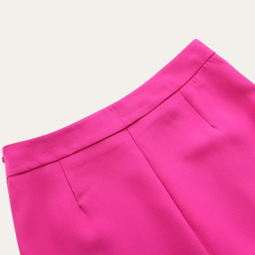 Women's Tailored Blazer and Wide-Leg Trousers Set