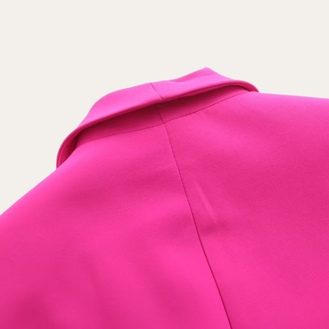 Women's Tailored Blazer and Wide-Leg Trousers Set