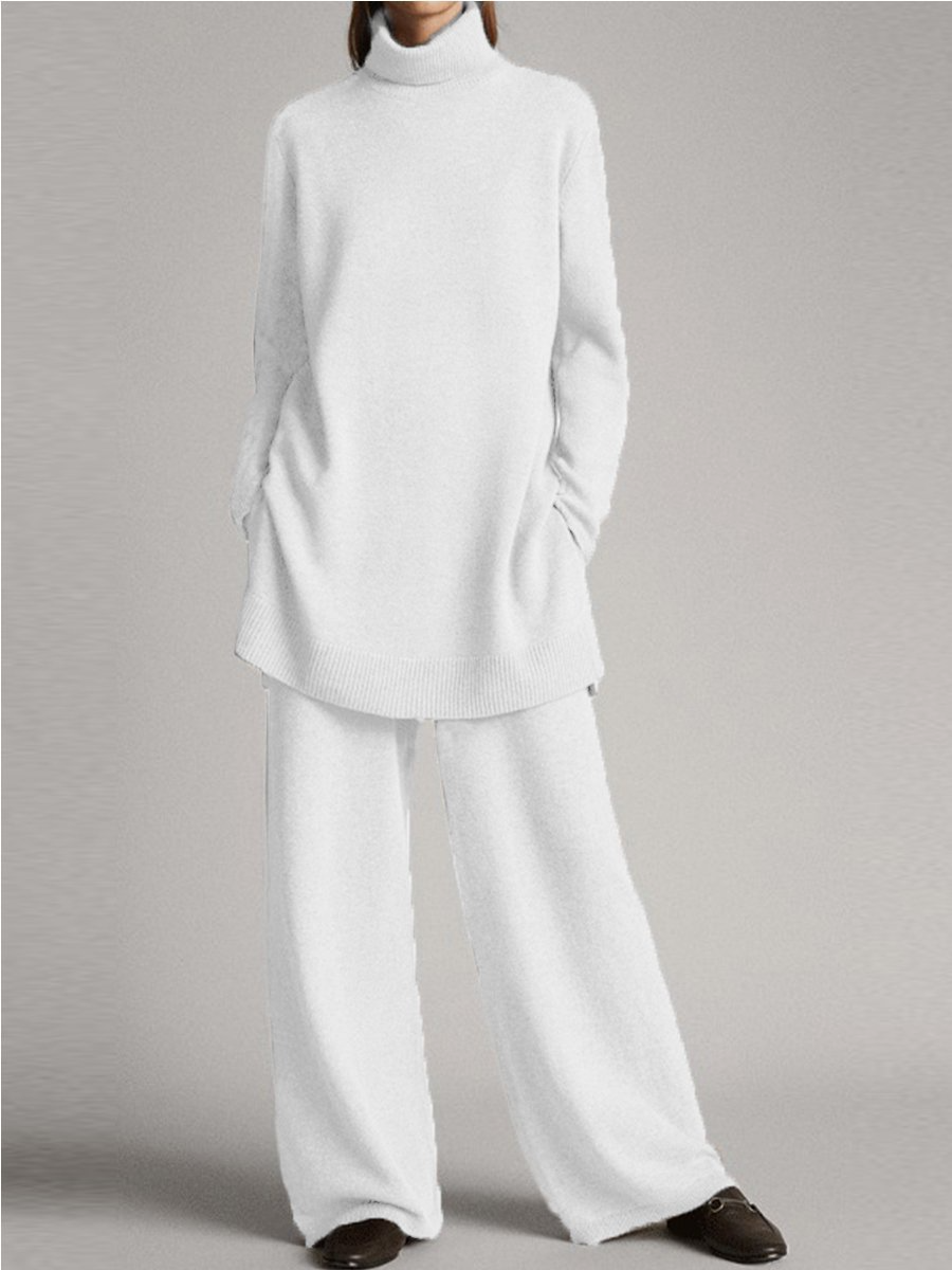 Women's High Neck Two Piece Lounge Set – Grace