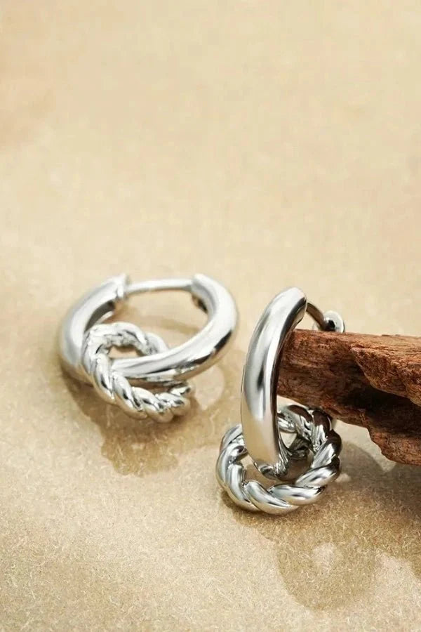 Gold Geometric Hoop Earrings – Modern Everyday Style