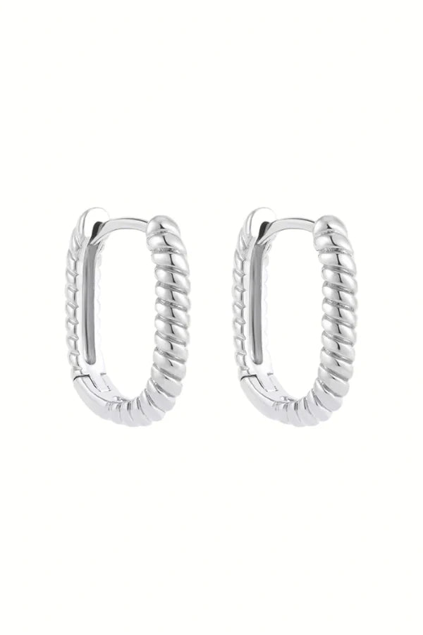 Gold Geometric Hoop Earrings – Modern Everyday Style