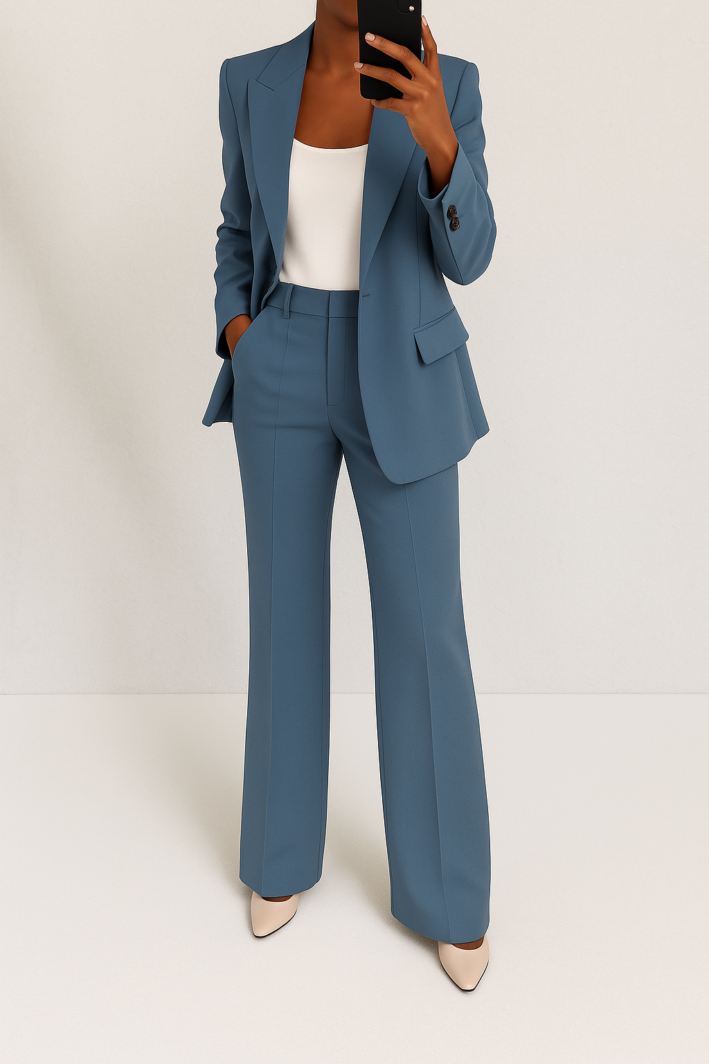 Women's Tailored Blazer & Trouser Suit Set – Brenda