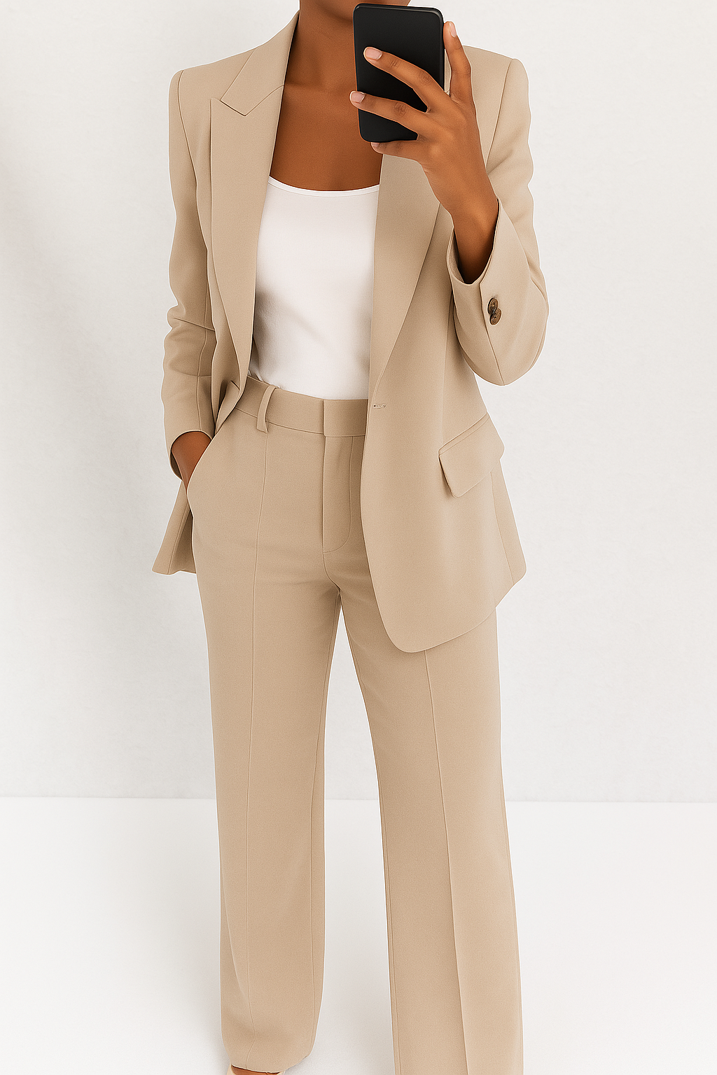 Women's Tailored Blazer & Trouser Suit Set – Brenda