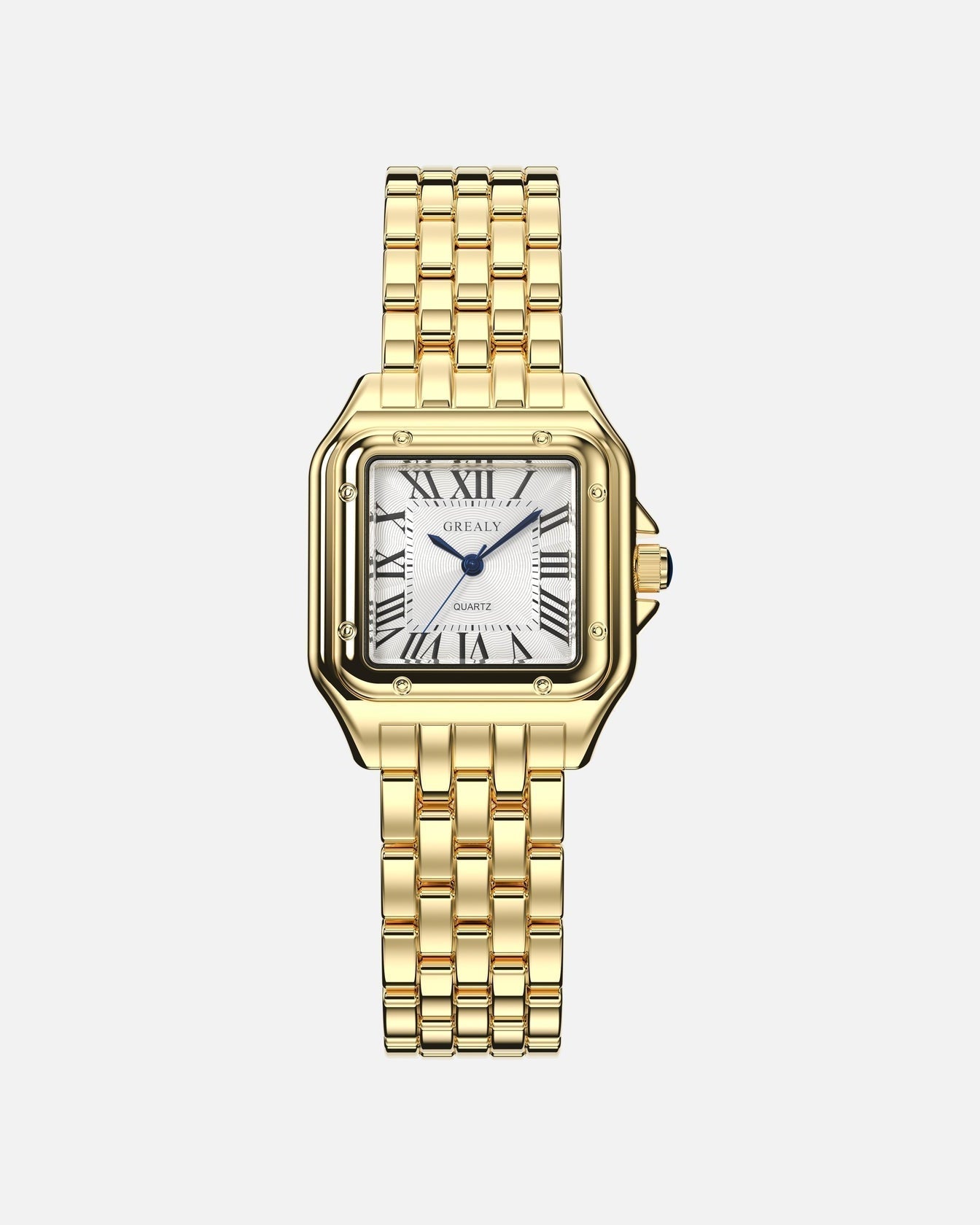 Women's Vintage Quartz Watch – Classic Round Face